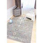 Area Rug Chelsea Power-Loomed Polyesterpropyle Silver 5' 0" X 7' 6"