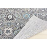 Area Rug Chelsea Power-Loomed Polyesterpropyle Silver 5' 0" X 7' 6"