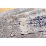 Area Rug Chelsea Power-Loomed Polyesterpropyle Silver 5' 0" X 7' 6"