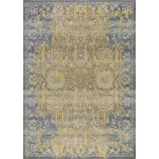 Area Rug Chelsea Power-Loomed Polyesterpropyle Grey 5' 0" X 7' 6"