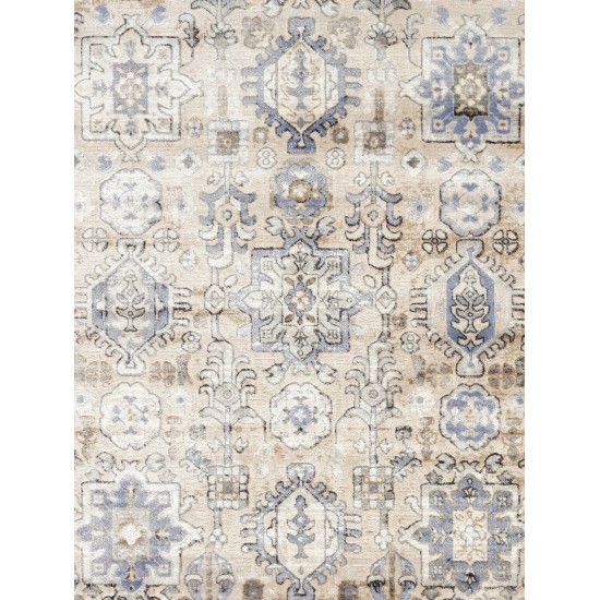 Area Rug Majestic Power-Loomed Polyesterpropyle Beige 4' 0" X 6' 0"