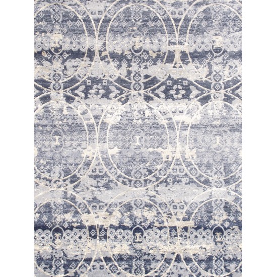 Area Rug Cherish Power-Loomed Polyesterpropyle Blue 4' 0" X 6' 0"