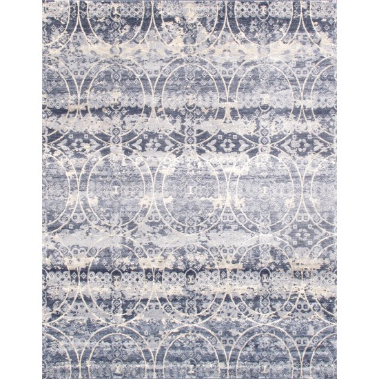 Area Rug Cherish Power-Loomed Polyesterpropyle Blue 5' 0" X 7' 0"