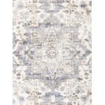 Pasargad Home Area Rug Eris Power-Loomed Polyesterpropyle Ivory 5' 0" X 7' 0"