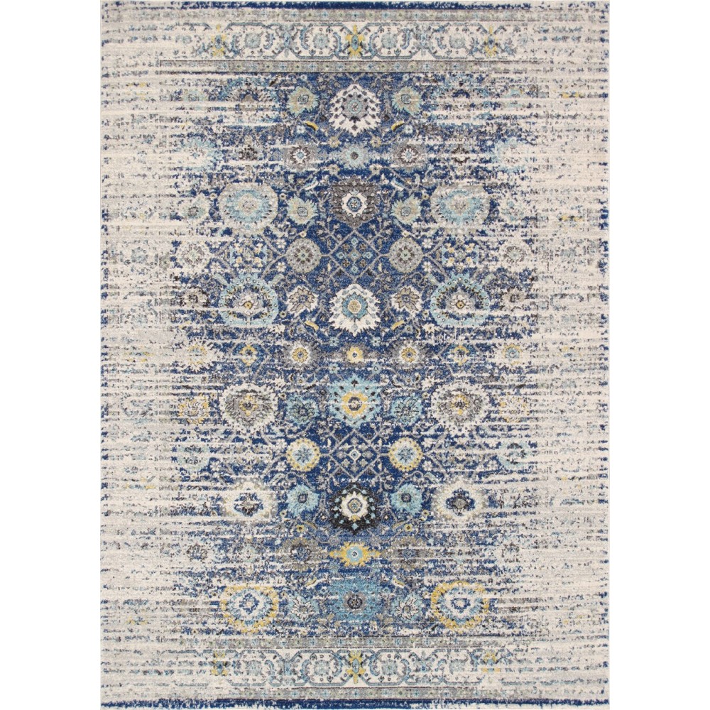 Area Rug Chelsea Power-Loomed Polyesterpropyle Navy 8' 0" X 10' 0"