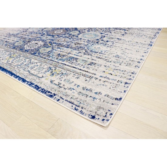 Area Rug Chelsea Power-Loomed Polyesterpropyle Navy 8' 0" X 10' 0"