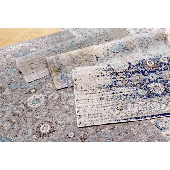 Area Rug Chelsea Power-Loomed Polyesterpropyle Navy 8' 0" X 10' 0"
