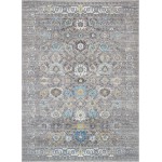 Area Rug Chelsea Power-Loomed Polyesterpropyle Silver 6' 0" X 6' 0"