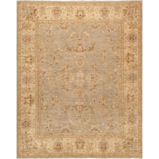 Pasargad Home Ferehan Collection Hand-Knotted Wool Area Rug- 8' 0" X 10' 0"