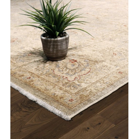 Pasargad Home Ferehan Collection Hand-Knotted Wool Area Rug- 8' 0" X 10' 0"