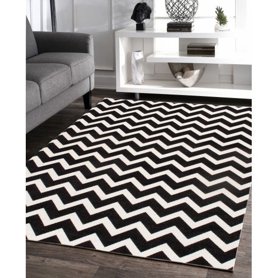 Palermo Design Power Loomed Polyster & Chenille Area Rug- 5' 2" X 7' 6" pk-5004