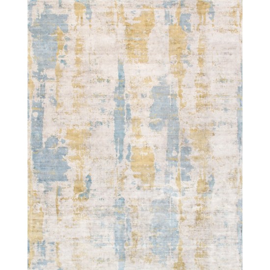 Pasargad Home Mirage Collection Hand-Loomed Area Rug- 6' x 9'