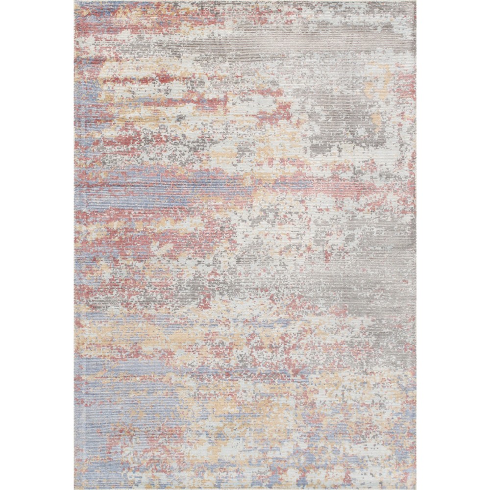 Pasargad Home Mirage Collection Hand-Loomed Silk Area Rug- 5' 3" X 7' 6"