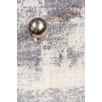 Pasargad Home Modern Collection Hand-Knotted Silk & Wool Area Rug- 7' 7" X 9' 9"