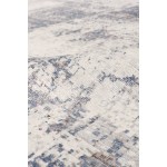 Pasargad Home Modern Collection Hand-Knotted Silk & Wool Area Rug- 7' 7" X 9' 9"
