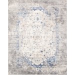 Area Rug Efes Power-Loomed Polyesterpropyle, Polyesterester Gray 4' 0" X 6' 0"
