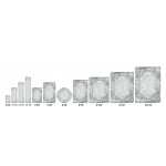 Area Rug Efes Power-Loomed Polyesterpropyle, Polyesterester Gray 4' 0" X 6' 0"