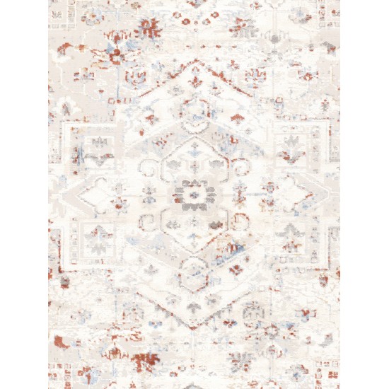 Pasargad Home Area Rug Efes Power-Loomed Polyesterpropyle Multi 5' 0" X 8' 0"