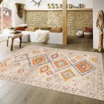 Pasargad Home Aldora Design Power Loom Area Rug- 4' 0" X 6' 0" PD-476A 4X6