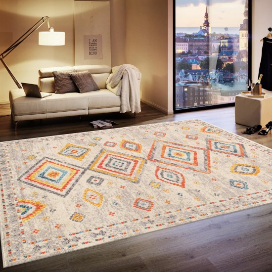 Pasargad Home Aldora Design Power Loom Area Rug- 8' 0" X 10' 0" PD-476C 8x10