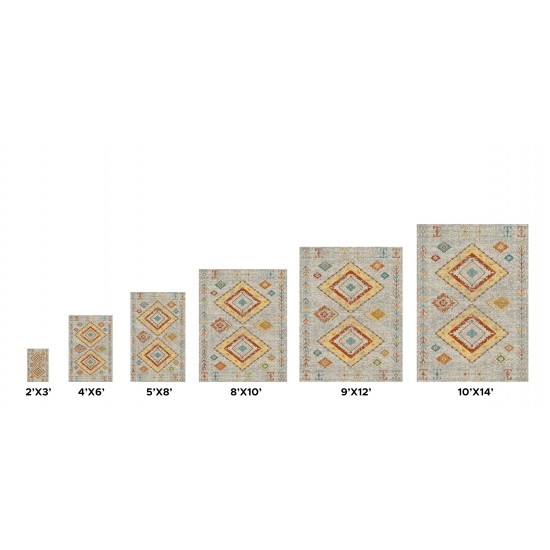 Pasargad Home Aldora Design Power Loom Area Rug- 10' 0" X 14' 0" PD-477K 10x14
