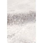 Pasargad Home Area Rug Stella Power-Loomed Polyesterester Grey 2' 8" X 6' 6"