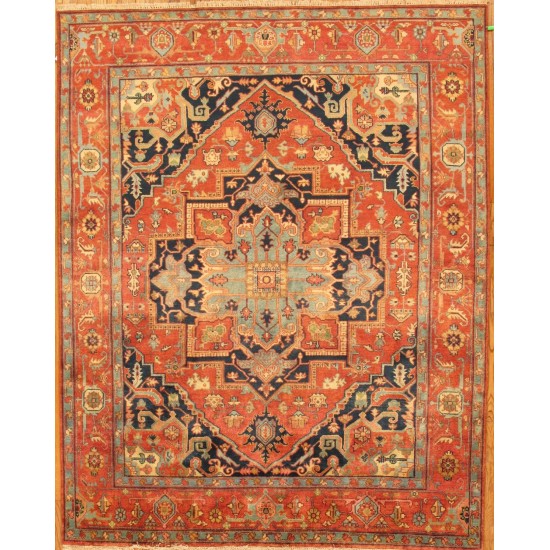 Pasargad Home Serapi Hand-Knotted Wool Area Rug-12' 0" X 15' 0" pb-20 12x15