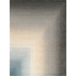 Pasargad Home Area Rug Rodeo Hand-Tufted Silk, wool Grey 7' 9" X 9' 9"