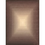 Pasargad Home Area Rug Rodeo Hand-Tufted Silk, wool Brown 7' 9" X 9' 9"