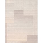 Pasargad Home Area Rug Rodeo Hand-Tufted Silk, wool Silver 5' 0" X 8' 0"