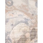 Pasargad Home Modern Hand-Knotted Abstract Silk & Wool Area Rug- 9' 1" X 12' 3"