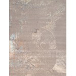 Pasargad Home Modern Hand-Knotted Abstract Silk & Wool Area Rug- 9' 4" X 12' 3"