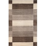 Pasargad Home Area Rug Gramercy Hand-Loomed Silk, wool Brown 4'11" X 8' 8"