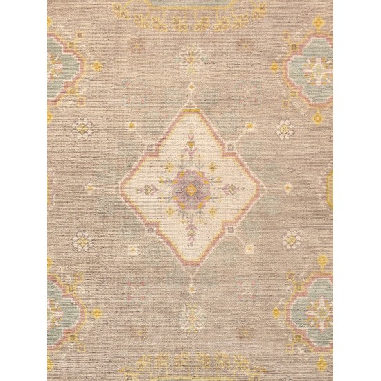 Pasargad Home Khotan Collection Hand-Knotted Wool Area Rug- 9' 0" X 12' 0"