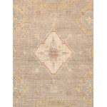 Pasargad Home Khotan Collection Hand-Knotted Wool Area Rug- 8' 2" X 10' 0"