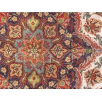 Pasargad Home Vintage Overdye Collection Red Wool Area Rug- 9' 6" X 12' 8"