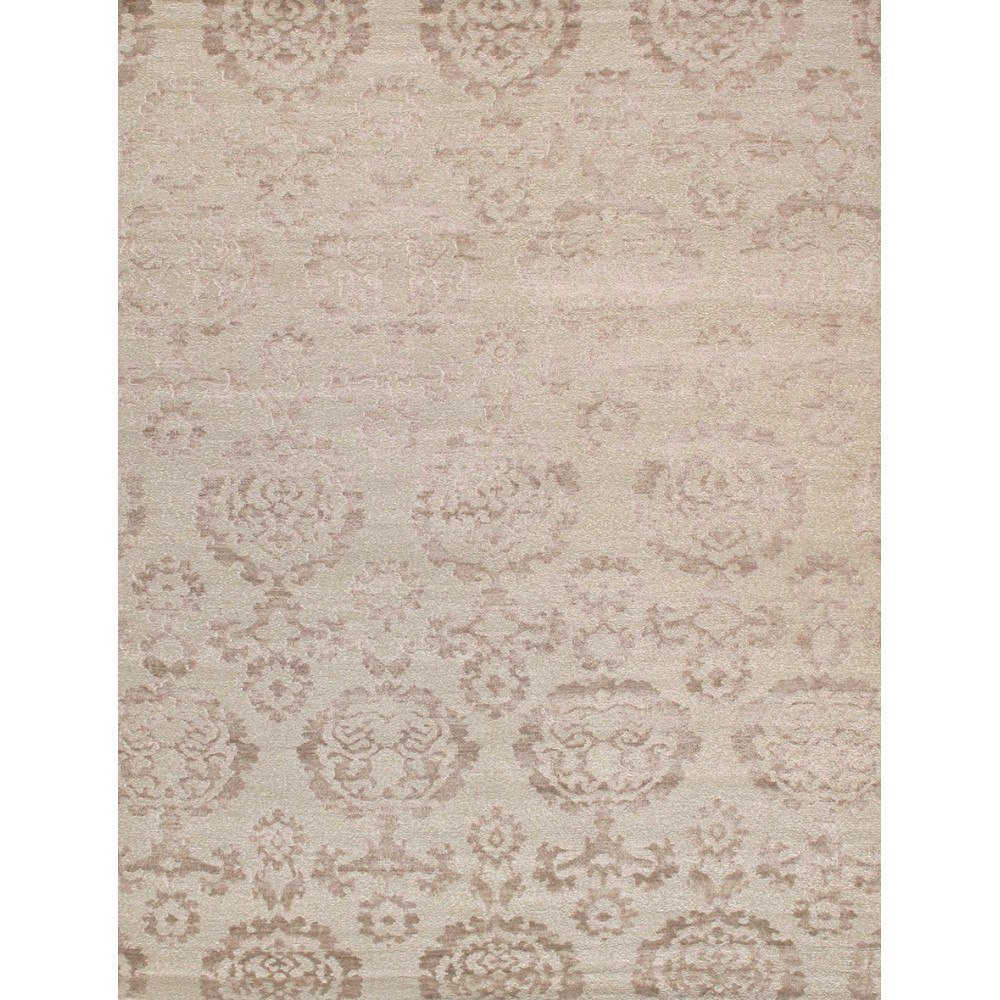 Pasargad Home Transitional Hand-Knotted Silk & Wool Area Rug- 8' 10" X 11' 7" Pasargad Home Transitional Hand-Knotted Silk & Wool Area Rug- 8' 10" X 11' 7"