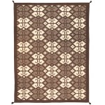 Pasargad Home Navajo Collection Hand-Woven Wool Area Rug- 9' 1" X 11' 9"