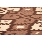 Pasargad Home Navajo Collection Hand-Woven Wool Area Rug- 9' 1" X 11' 9"