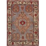 Pasargad Home Vintage Sivas Collection Lamb's Wool Area Rug- 4' 8" X 6' 8"