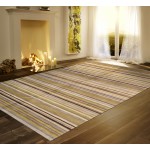 Pasargad Home Modern Hand-Knotted Lamb's Wool Area Rug- 5' 0" X 7' 11"