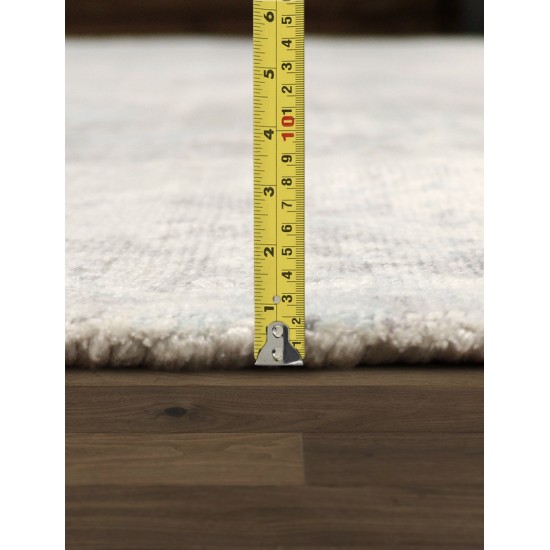 Pasargad Home Mirage Collection Hand-Loomed Silk Area Rug- 8' 9" X 11' 9"