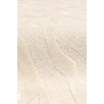 Edgy Hand-Tufted Ivory Silk & Wool Area Rug- 7' 9" X 9' 9" PVCSK-01 8x10