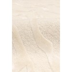 Edgy Hand-Tufted Ivory Silk & Wool Area Rug- 8' 6" X 11' 6" PVCSK-01 9x12