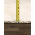 Edgy Hand-Tufted Ivory Silk & Wool Area Rug- 8' 6" X 11' 6" PVCSK-01 9x12