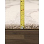 Edgy Hand-Tufted Ivory Silk & Wool Area Rug- 8' 6" X 11' 6" PVCSK-03 9x12