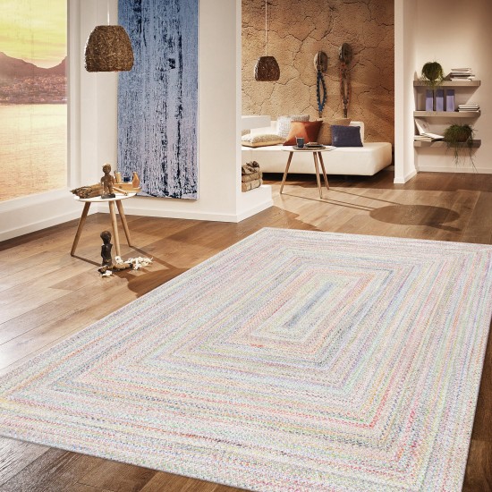 Pasargad Home Faro Collection Handmade Indoor/Outdoor Area Rug- 4X6