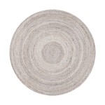 Pasargad Home Sagres Collection Handmade Greu Indoor/Outdoor Area Rug- 5' Round