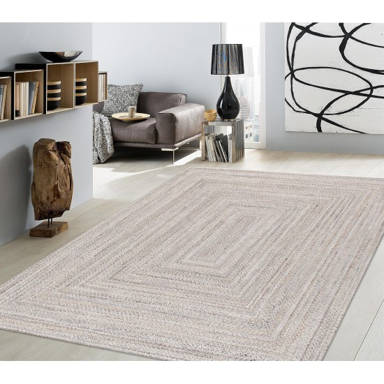 Pasargad Home Sagres Collection Handmade Indoor/Outdoor Area Rug- 4X6