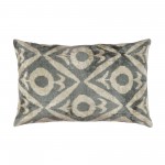 Pasargad Home Ikat Velvet Pillow- 16" x 24" IK36 16X24